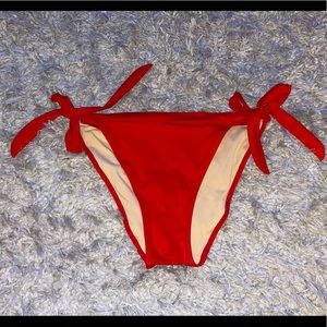 Never worn! Red Bikini Bottom - Medium
